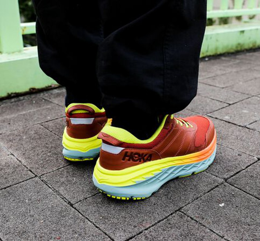 Hoka One One Bondi L Löparskor Dam - Röda - ZMODP-5092